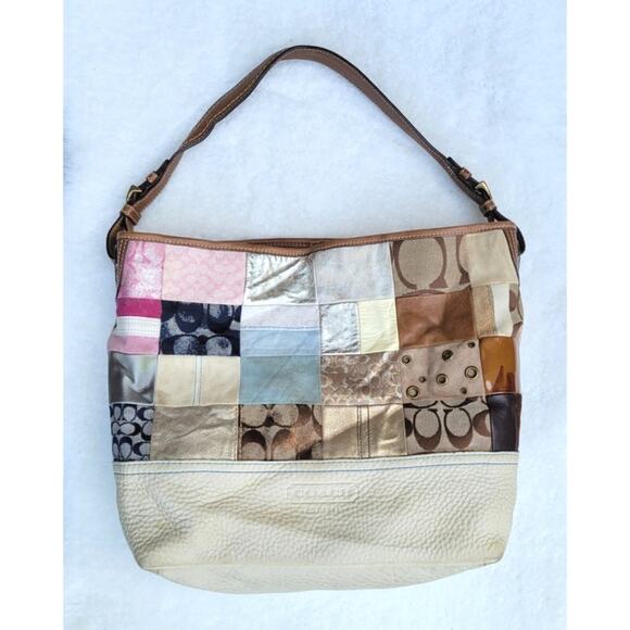 Coach Patchwork Leather Tote - Picture 2 of 12